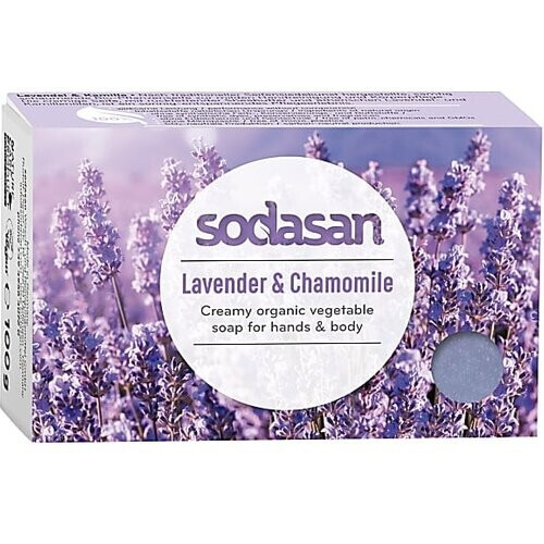 Sodasan Zeep Bar Lavendel & Kamille 100g Tweedehands