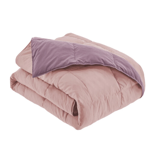Soffim - Dekbed - Tweekleurig donzen 155x200 - Roze