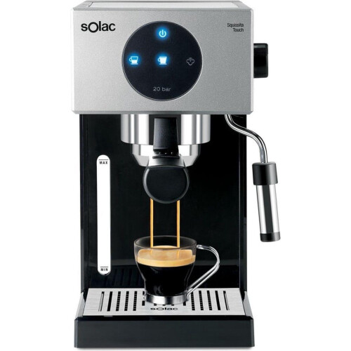 Solac CE4552 - Espressomachine - 20bar pompdruk - Zwart/Roestvrijstaal