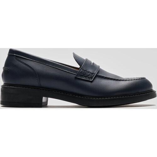 Solari Milano dames vegan Loafers Solari Milano Penny Loafer Marineblauw Tweedehands