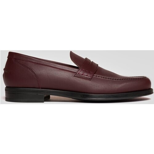 Solari Milano mannen vegan Loafers Solari Milano Heren Bordeaux Tweedehands