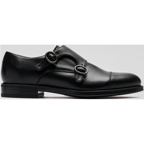 Solari Milano mannen vegan Monkstrap Schoenen Vegan Monk Strap Heren Zwart Tweedehands