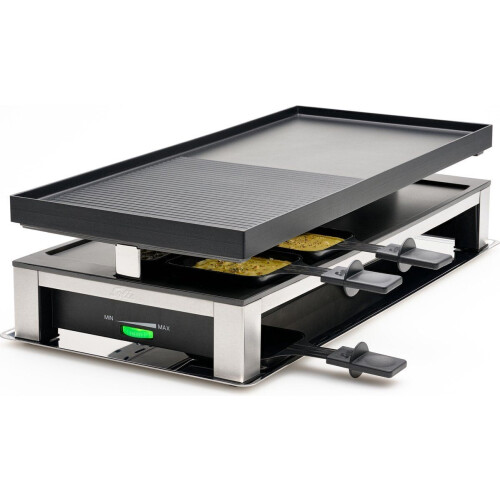 Solis 7911 - Tafelgrill - 3 in 1 Gourmetstel 10 Personen - Zilver/Zwart Tweedehands