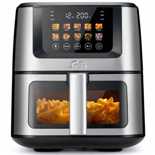 Solis Airfryer Air Fry&Dry XL - Multifunctionele Heteluchtfriteuse - 40 tot 230 Graden - 7.5L - 10
