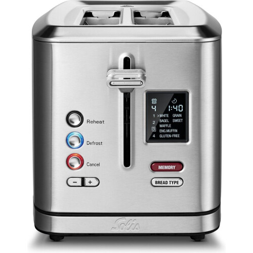 Solis Flex Toaster - Broodrooster - 7 Programma's - Inclusief Broodjesverwarmer
