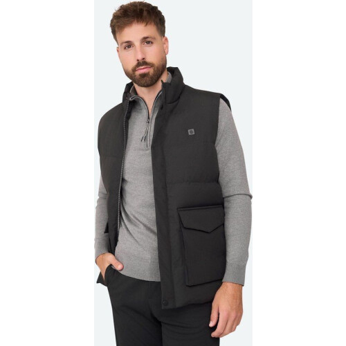 Solution Clothing Body - Bodywarmer - Lang - Zwart - XXL
