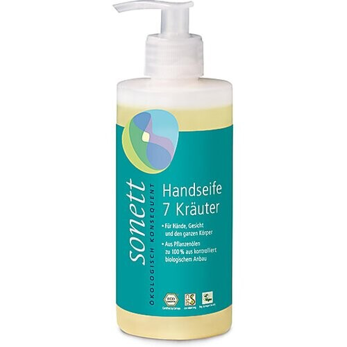 Sonett Handzeep - 7 Kruiden 300ml Tweedehands