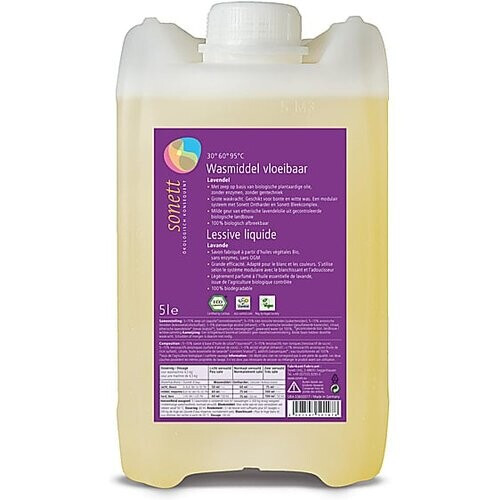 Sonett Vloeibaar Wasmiddel Lavendel - 5L Tweedehands