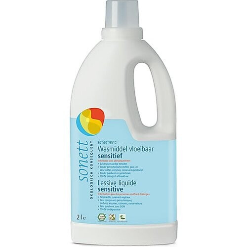 Sonett Vloeibaar Wasmiddel Sensitive - 2L Tweedehands