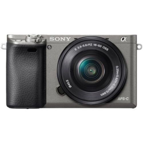 Sony A6000 - Camera met lens - 24,3Mpx CMOS APS-C - Grijs