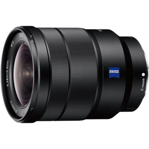 Sony FE Vario-Tessar 16-35 mm F4.0 OSS ZA 72 mm filter (geschikt voor Sony E-mount) zwart