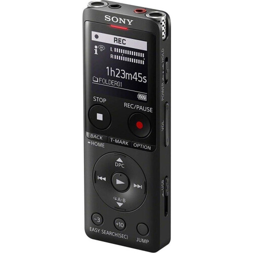 Sony ICD-UX570 - Digitale voice recorder - 4GB intern geheugen - Zwart