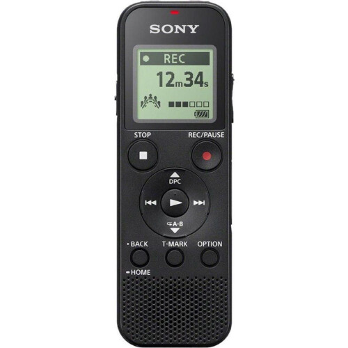 Sony ICDPX370 - Voice recorder - 4 GB - Auto Voice Rec - Zwart
