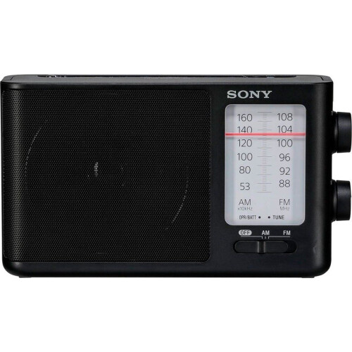 Sony ICF-506 - Draagbare radio - Krachtig geluid - Zwart