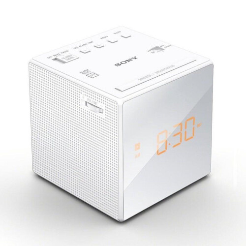 Sony ICF-C1 - Wekker - AM/FM radioalarm met snooze functie - Wit Tweedehands