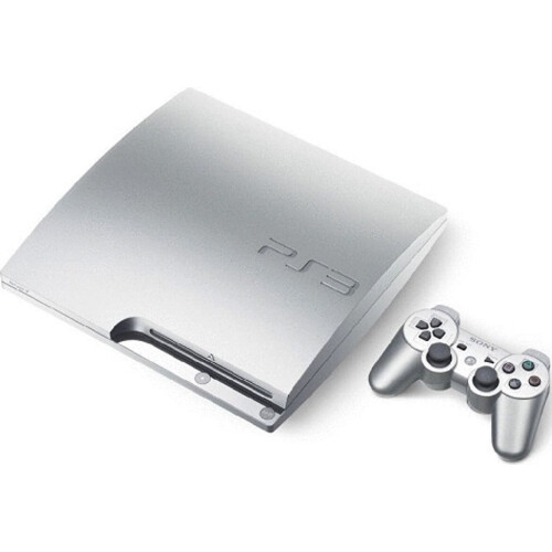 Sony PlayStation 3 slim 320 GB - K-Model, incl. draadloze controller - zilver