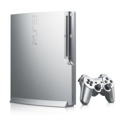 Sony PlayStation 3 Slim (PS3 Slim) - 320 GB HDD - 2 DualShock Wireless Controller - zilver