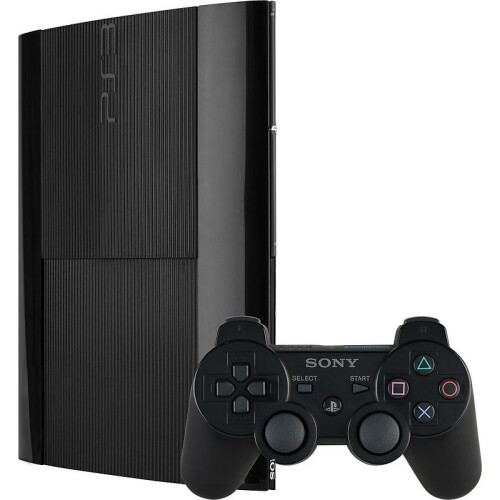 Sony PlayStation 3 super slim 12 GB SSD zwart - incl. draadloze controller