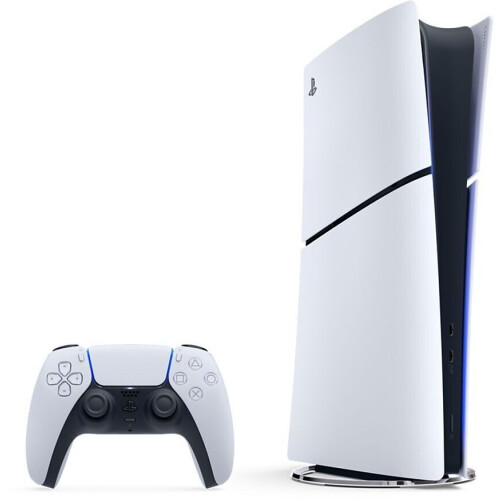 Sony PlayStation 5 Slim - Digital Edition - 825GB - Wit Zwart Tweedehands