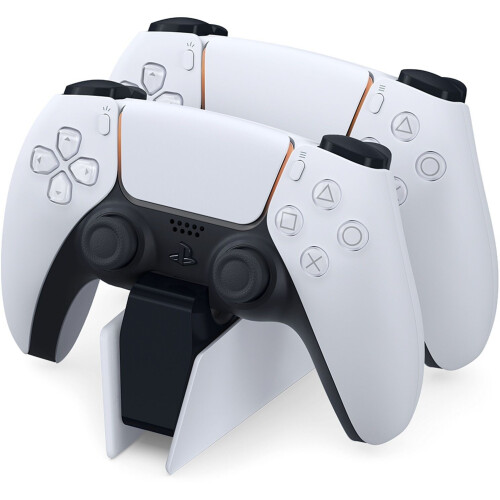 Sony PlayStation DualSense - Oplaadstation - Laad 2 controllers tegelijk - Wit/Zwart