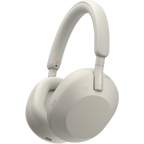 Sony WH-1000XM5 - Draadloze koptelefoon - Noise Cancelling - Wit Zilver Tweedehands