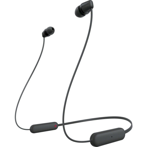 Sony WI-C100 - Draadloze In-ear Oordopjes - IPX4 Waterbestendig - Zwart