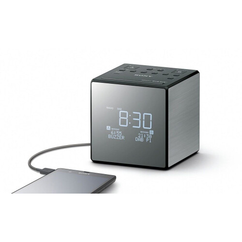 Sony XDR-C1DBP - Wekkerradio - DAB+ met 5 voorkeurszenders - Zwart