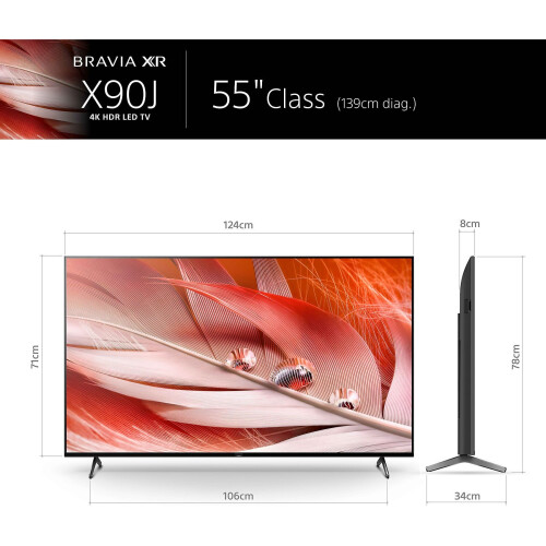 Sony Xr-55x90j - 55 Inch 4k Led Smart Tv - 120hz | Nieuw (outlet)