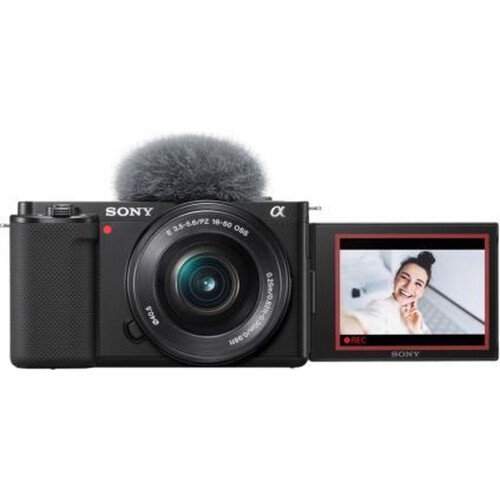 Sony ZV-E10 - Compactcamera - 25Mpx APS-C - 16-50mm Zoom - Zwart Tweedehands