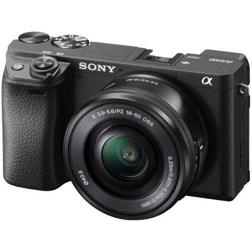 Sonyα6400 - Camera met 16-50mm f/3.5-5.6 PZ OSS - 24,2Mpx CMOS APS-C - Zwart