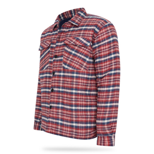 Soulstar Woodsman Houthakkers Shirt– Gevoerd – Rood – Maat XXL – Comfortabel en Warm