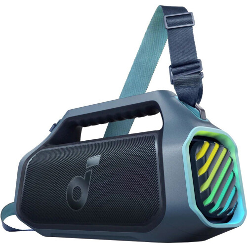 Soundcore Boom 2 Plus - Bluetooth Speaker - 140W Geluidsvermogen - IPX7 Waterdicht - Blauw