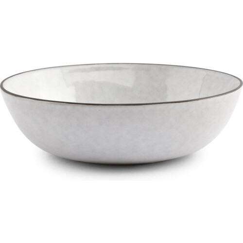 S|P Collection Fina - Kom 13xH4cm - Wit met zwarte rand (Set van 4)