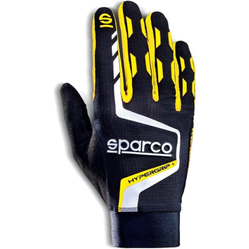 Sparco HYPERGRIP+ - Gaming handschoenen - Verbeterde pasvorm en touchscreen-functie - Geel - Maat 11 Tweedehands