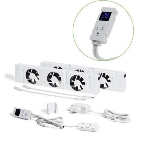 SpeedComfort Radiator Ventilator - Duo Set (2x) - Sneller Verwarmen - Tot 22% Gasbesparing