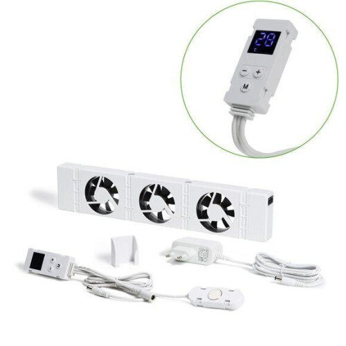 SpeedComfort Radiator Ventilator - Mono Set (1x) - Sneller Verwarmen - Tot 22% Gasbesparing