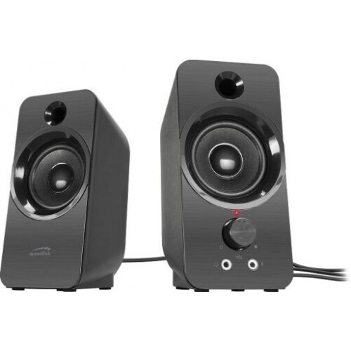 Speedlink DAROC - Stereoluidsprekers 6W - USB en 3,5mm jack - Zwart