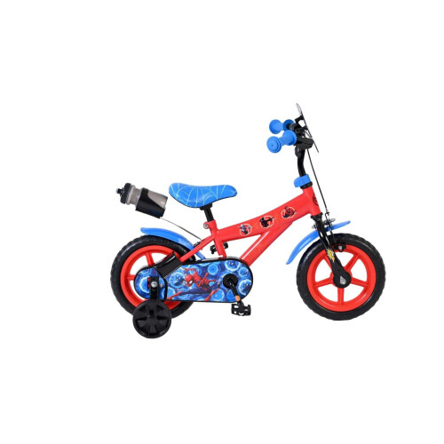 Spider-Man Kinderfiets - Jongens - Mag Wheels - 12 inch - Rood Tweedehands