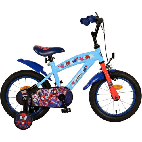 Spidey Kinderfiets - Jongensfiets - 14 inch - Blauw