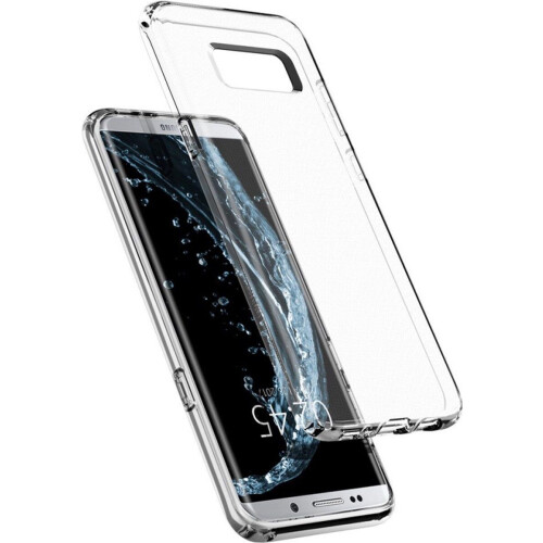 Spigen Galaxy S8 Plus - Soft case - Krasbestendig en schokbestendig - Transparant Tweedehands