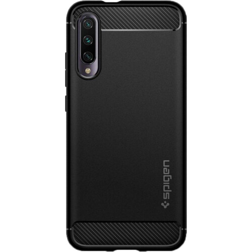 Spigen Mi A3 - Rugged Armor - Mil-grade met Air Cushion Technology - Zwart