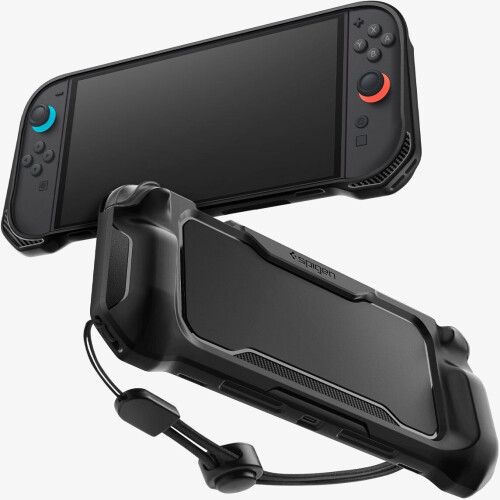 Spigen Rugged Armor - Opbergtas Nintendo Switch - Zwart