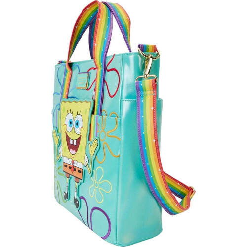 SpongeBob SquarePants by Loungefly - Canvas Tote Bag - 25th Anniversary - Multi