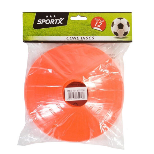 SportX - Hoedjes - Flexibel materiaal - Oranje (12 stuks) Tweedehands