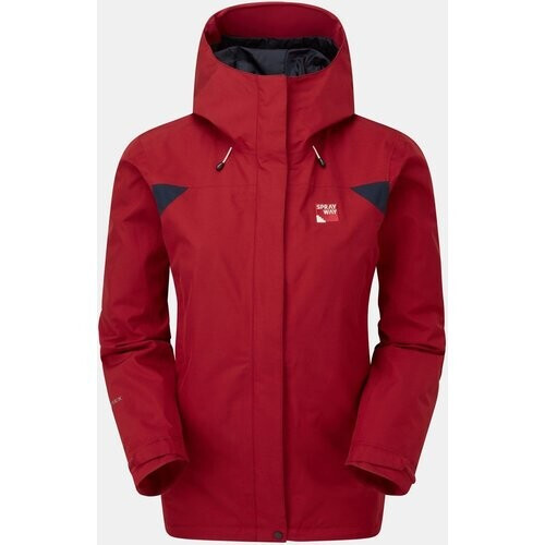 Sprayway Reaction Long W Jas Dames Donkerrood/Marineblauw Tweedehands