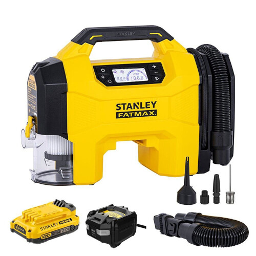 Stanley Fatmax 3-in-1 Compressor Stofzuiger SXVI02001A– 370 x 143 x 261 mm
