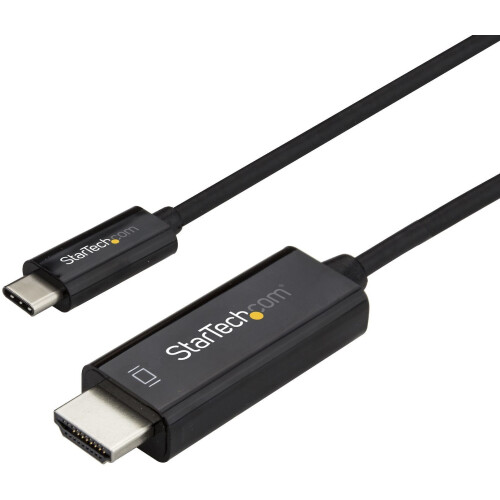 Startech.com CDP2HD1MBNL - USB C naar HDMI kabel - 4K bij 60Hz - Zwart Tweedehands