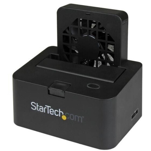 Startech.com Dockingstation - Extern voor 2,5/3,5 inch SATA III 6 Gbps HDD/SSD - USB 3.0 eSATA UASP Zwart Tweedehands