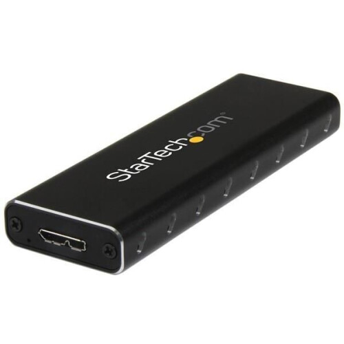 Startech.com SM2NGFFMBU33 - Externe M.2 SATA SSD-behuizing - USB 3.0 - Zwart