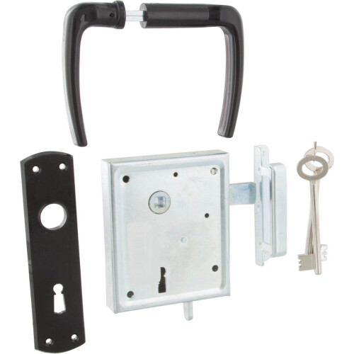 Starx Poortslot - Poortslot met Sleutels - Luxe uitvoering - Zwart
